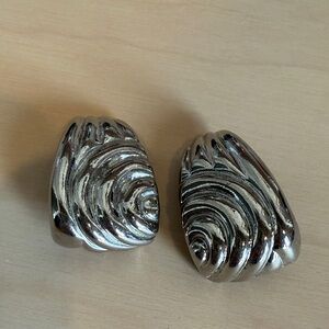 Vintage Abstract Statement Clip-on Earrings